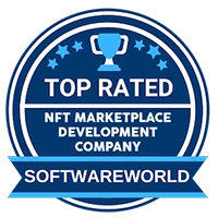 Softwareworld - Top Rated NFT Marketplace Development Company Award