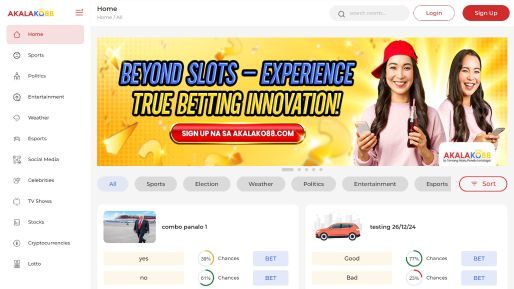 Akalako88: Betting Platform product screenshot