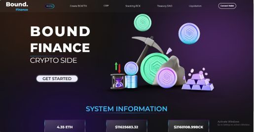 Bound Finance product screenshot