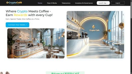 Crypto Cafe product screenshot