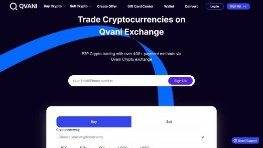 Qvani - Innovative Digital Marketplace product screenshot