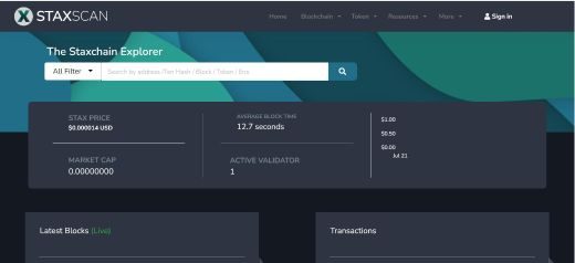 StaxChain product screenshot