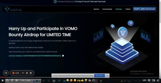 Vomoverse product screenshot