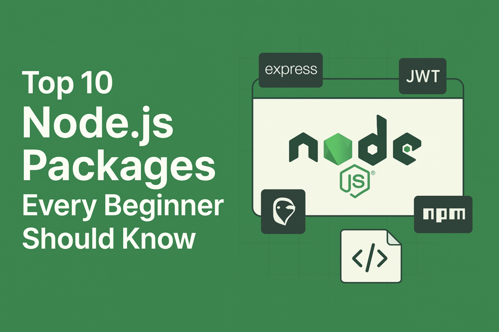 Top 10 Node.js Packages Every Beginner Should Know