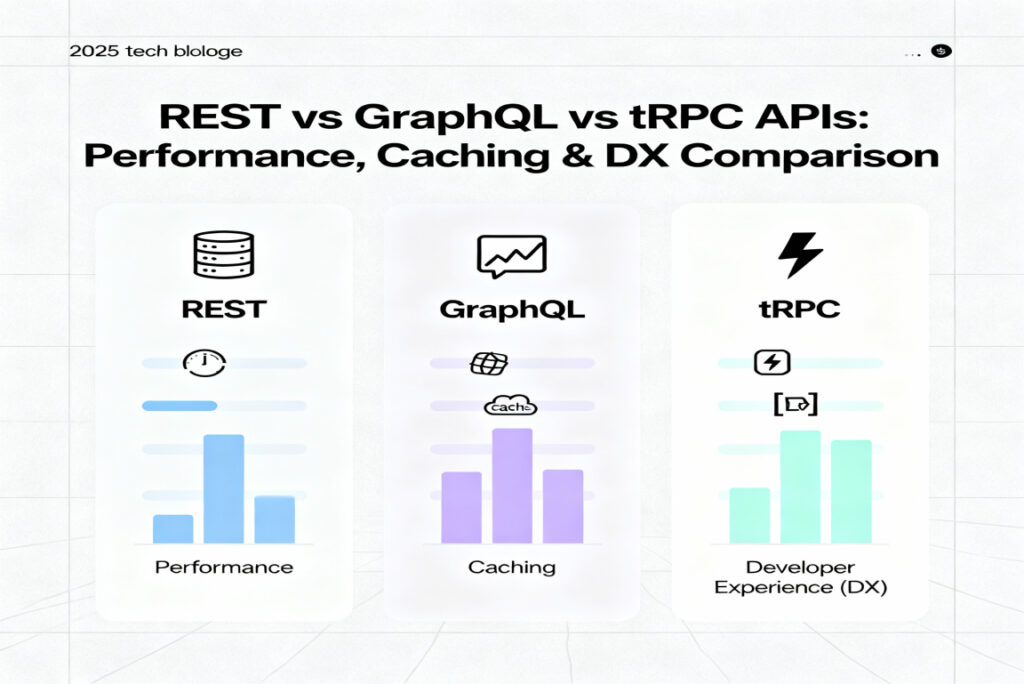 REST vs GraphQL vs tRPC: Performance, Caching, and DX Compared with Real-World Scenarios