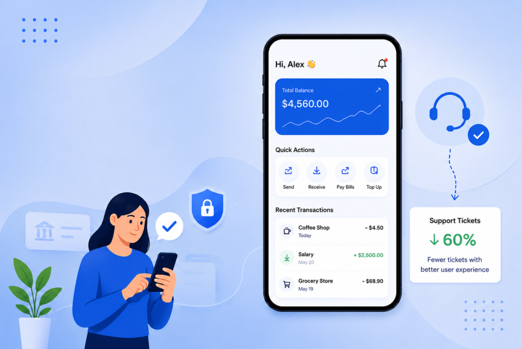 Reducing Support Tickets Through Better UX in Fintech Apps